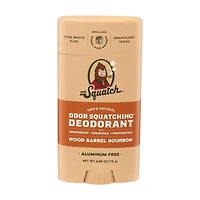 Dr Squatch Odor Squatching Deodorant, Wood Barrel Bourbon, 2.65 oz