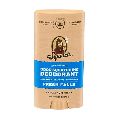 Dr Squatch Odor Squatching Deodorant, Fresh Falls, 2.65 oz