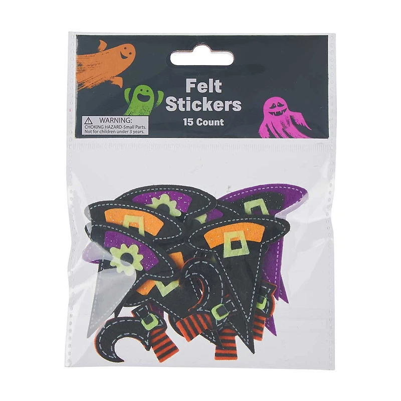 Halloween Felt Stickers, 15 ct, Assorted