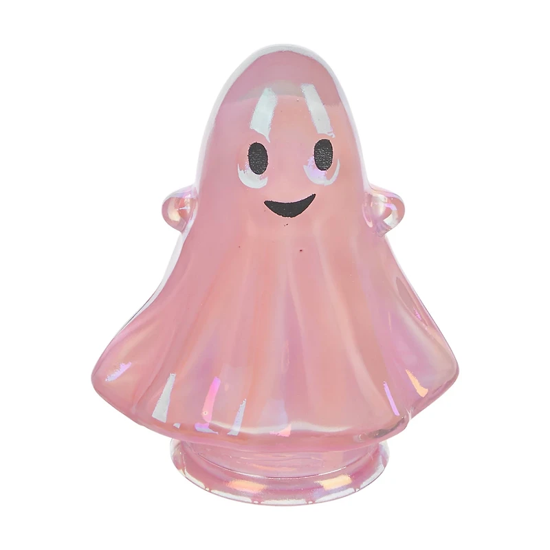 Halloween Glass Iridescent Ghost, Small, 1 ct - Assorted