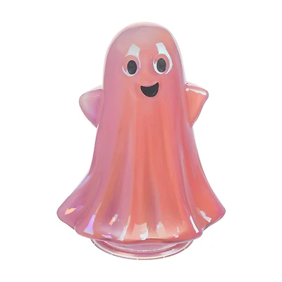 Halloween Glass Iridescent Ghost, Large, 1 ct - Assorted