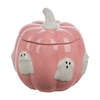 Halloween Pumpkin Shaped Canister, Pink