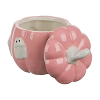 Halloween Pumpkin Shaped Canister, Pink