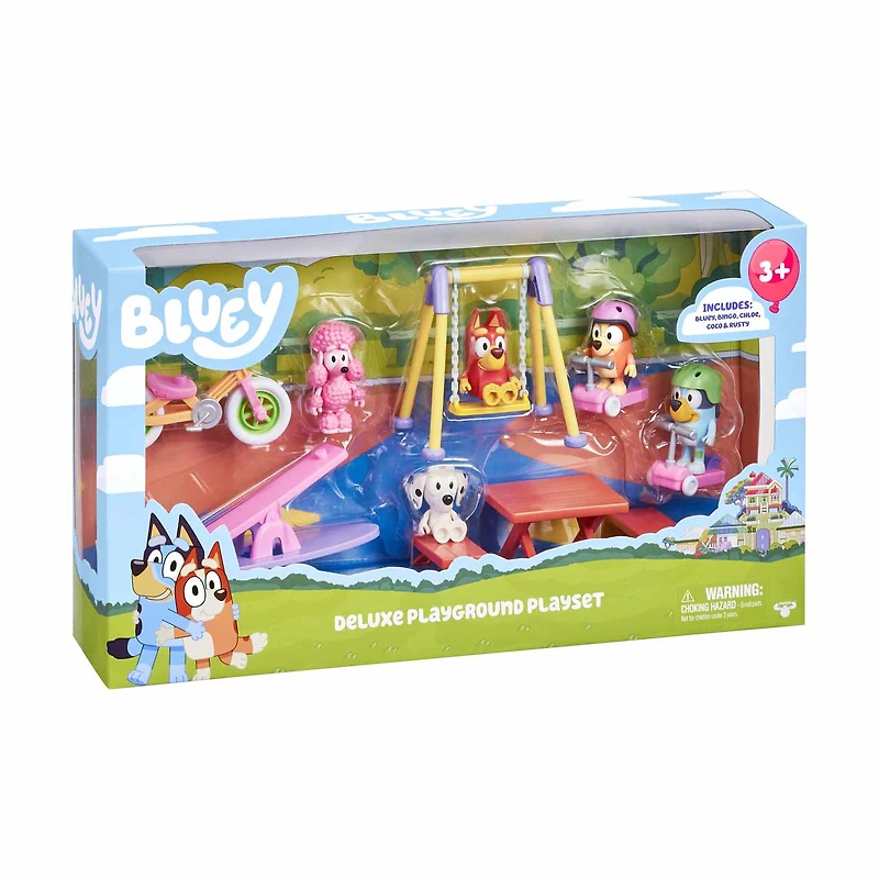 Bluey Deluxe Playground Playset