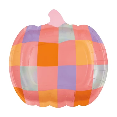 Adorable Halloween Pumpkin-Shaped Plates, 9 in, 8 ct
