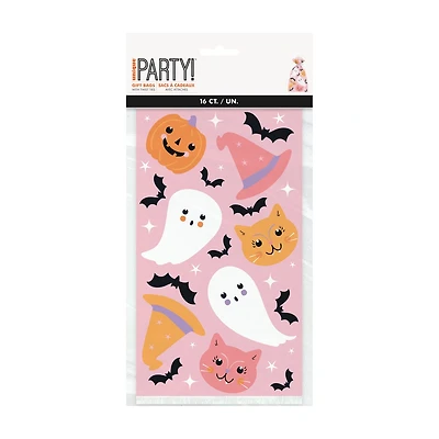 Adorable Halloween Cello Bags, 5 in x 9 in, 16 ct