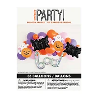 Halloween Latex & Foil Balloon Arch Kit, 35 pc