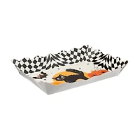 Halloween Bash Paperboard Scalloped Serving Tray