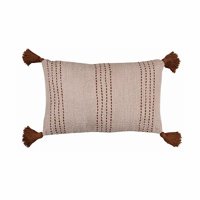 Tassel Decorative Pillow, 12 in x 20 in, Assorted