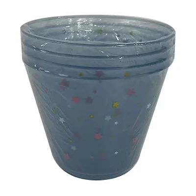 Colored Stars Tumblers, 9 oz, 4 ct