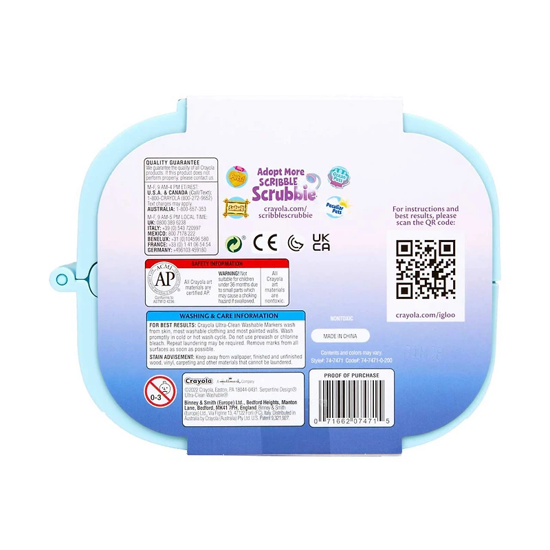 Crayola Scribble Scrubbie Pets Artic Igloo