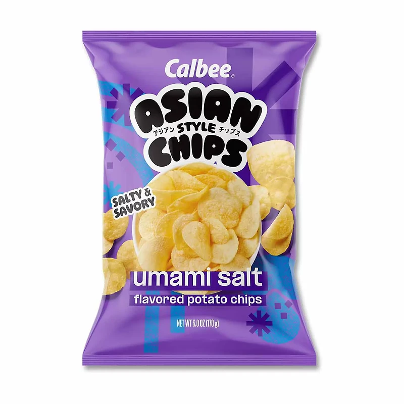 Calbee Asian Style Chips, Umami Salt, 6.0 oz