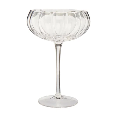 Pumpkin Coupe Glass Clear