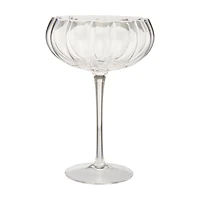 Pumpkin Coupe Glass Clear