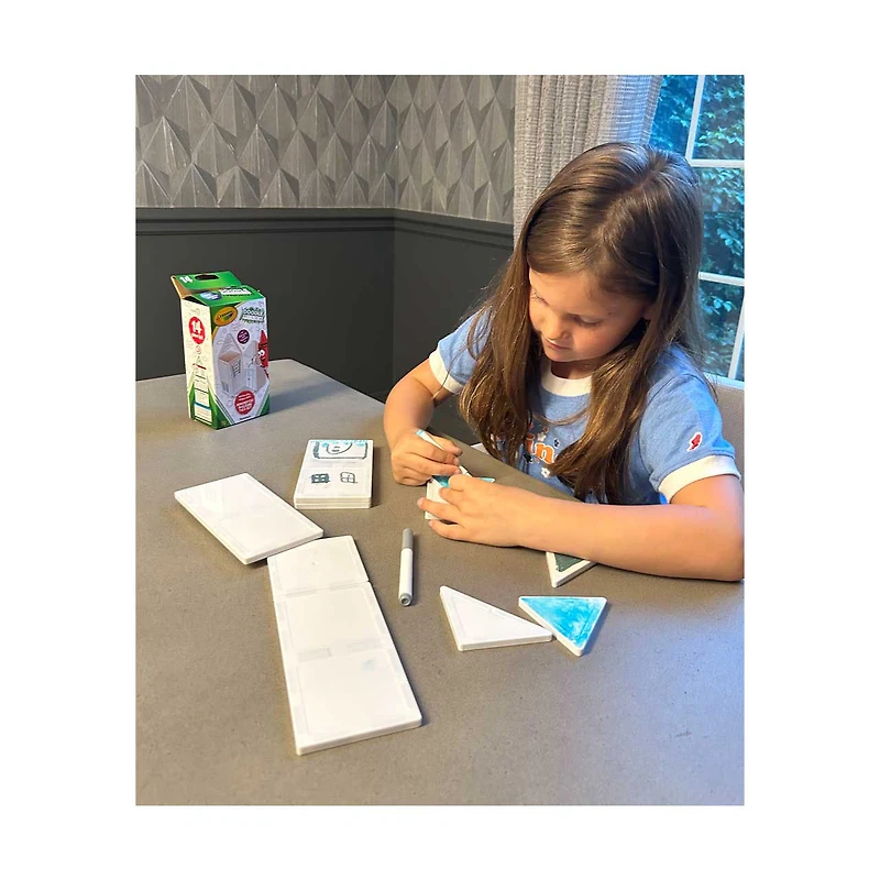 Crayola Doodle Magnetic Tiles, 14 pc