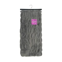 Ruched Faux Fur Throw, 60 in x 50 in, Assorted
