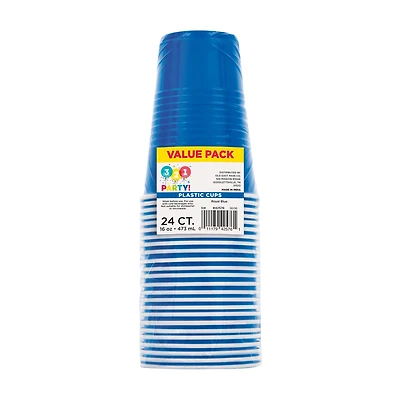 Plastic Cups, 16 oz