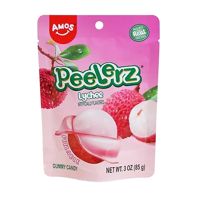 Amos Peelerz Gummy, Lychee, 3 oz