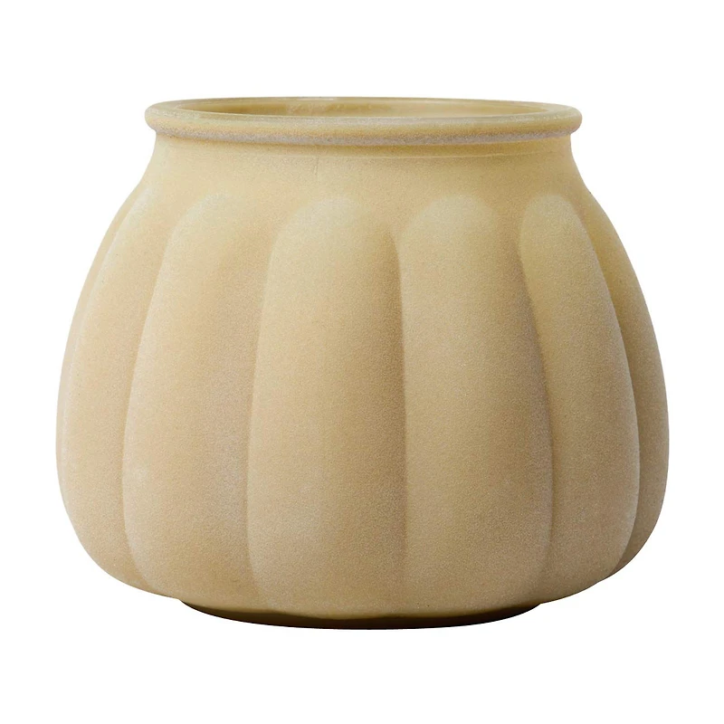 Foundry Candle Co. Dusted Glass Pumpkin Soy Blend Candle, 15 oz, Vanilla Chai