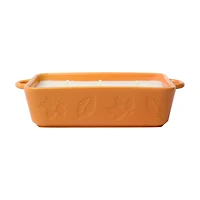 Foundry Candle Co. Ceramic Baking Dish Soy Blend Candle, 10 oz, Pumpkin Spice
