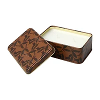 Foundry Candle Co. Printed Tin Soy Blend Candle, 5 oz, Whiskey + Oak