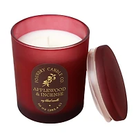 Foundry Candle Co. Glass Soy Blend Candle, 10 oz, Applewood & Incense