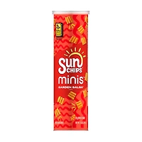 SunChips Minis Whole Grain Snacks Garden Salsa Flavored 3 3/4 Oz