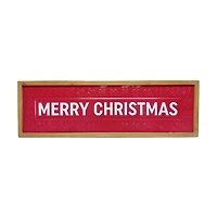 'Merry Christmas' Metal Sign, 31 in