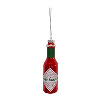 Hot Sauce Glass Ornament