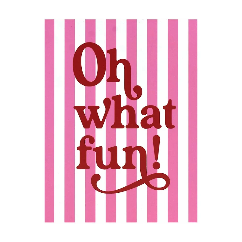 "Oh, What Fun!" Gift Box, 6 in x 8 in