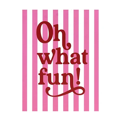 "Oh, What Fun!" Gift Box, 6 in x 8 in