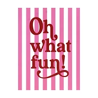 "Oh, What Fun!" Gift Box, 6 in x 8 in