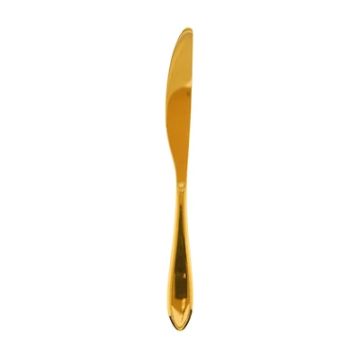 Delia Mirror Gold Dinner Knife