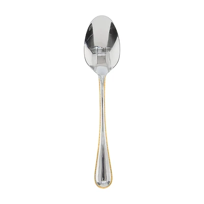 Wellington Silver Teaspoon with Gold Accent