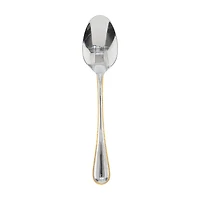 Wellington Silver Teaspoon with Gold Accent