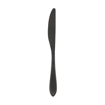 Delia Satin Black Dinner Knife