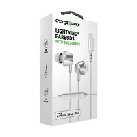 Chargeworx Lightning Earbuds with Built-In Mic