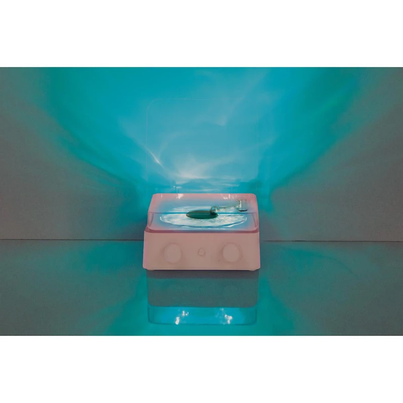 Retro Wave Record Player Light with Sound, 6 in