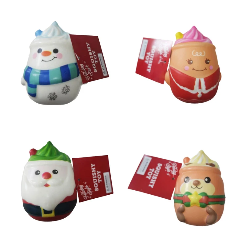 Holiday Style Christmas Squishy Toy, Assorted