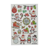 Holiday Style Christmas Stickers, Assorted
