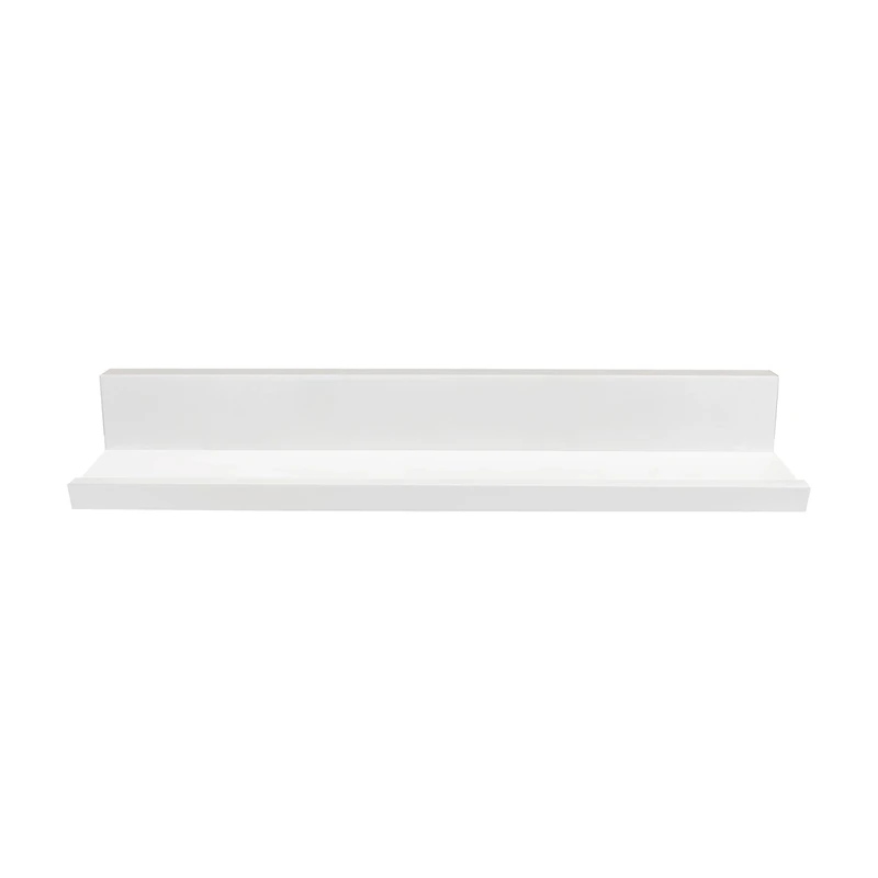 Adhesive Wall Shelf, White, 20.8 in
