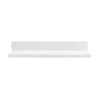 Adhesive Wall Shelf, White, 20.8 in