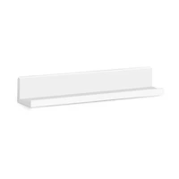 Adhesive Wall Shelf, White, 20.8 in