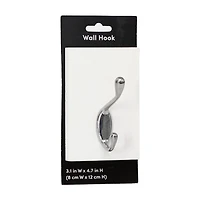 Wall Hook, White/Silver