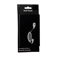 Wall Hook, Black/Silver