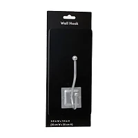 Wall Hook, Black/Silver