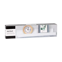 Mountable Wall Shelf, White, 13.4 in