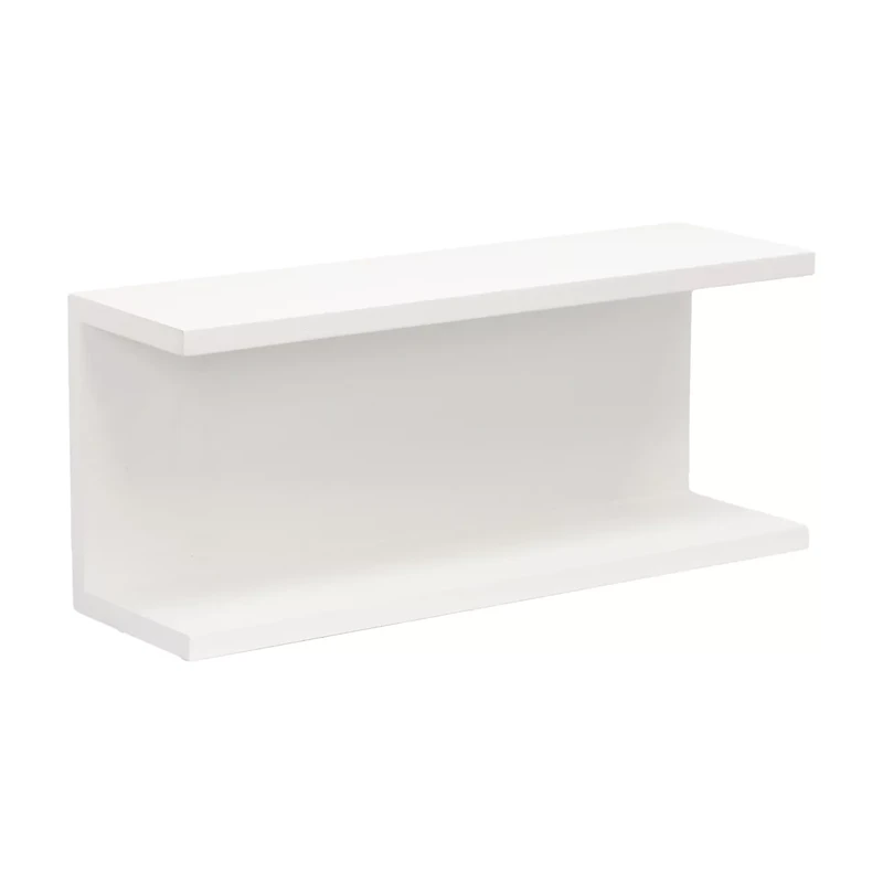 Mountable Two Tier Wall Shelf, 15 in