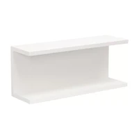 Mountable Two Tier Wall Shelf, 15 in