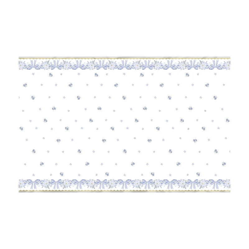 Blue Bow Table Cover, 54x108 in